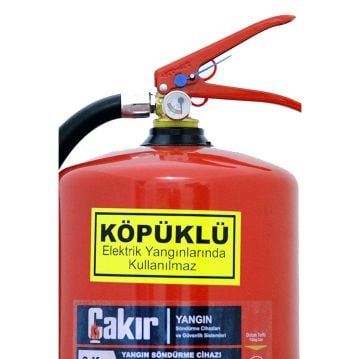 ÇAKIR 12 KG Köpüklü Yangın Söndürme Tüpü