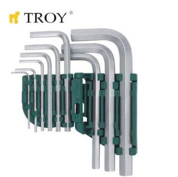 TROY T 26201 Allen Anahtar Seti (9 Parça)
