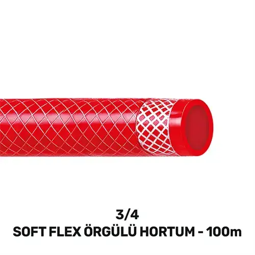 SGS4343 - 3/4 SOFTFLEX ÖRGÜLÜ HORTUM 100 MT