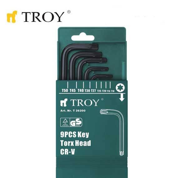 TROY T 26200 Allen Anahtar Seti - Torx 9 Parça