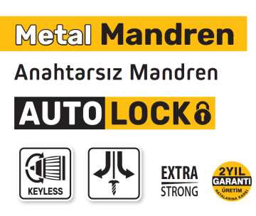 SGS5603 Otomatik Kilit Metal Mandren 2.0 - 13mm (1/2 - 20UNF)