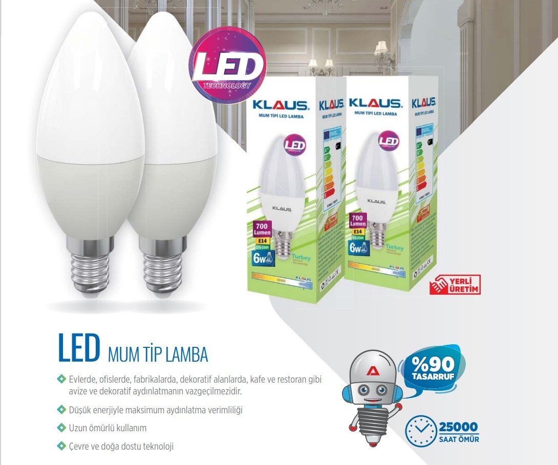 KLAUS Mum Tip Led Lamba