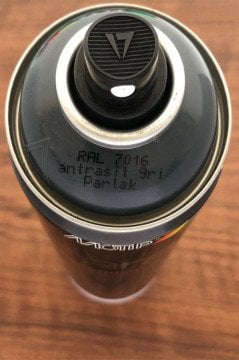 MOTİP CARAT RAL7016 Antrasit Gri Parlak Sprey Boya 400 ML