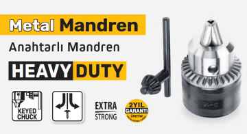 SGS5604 Anahtarlı Metal Mandren 10mm 3/8 24UNF