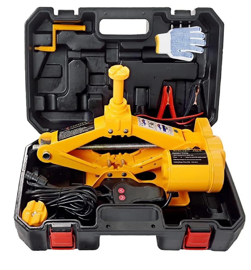 İBTAŞ 12 Volt 2 Ton DC Çakmak Girişli Oto Araba Araç Yük Kaldırma Krikosu (Car Electric Hydraulic Jack)
