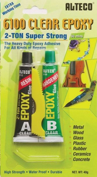 ALTECO Şeffaf Epoksiler 40 gr Yüksek Dayanımlı ( 144 Adet )