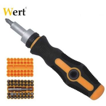 WERT W 2255 Bits Uçlu Tornavida Seti ( 34 Parça )