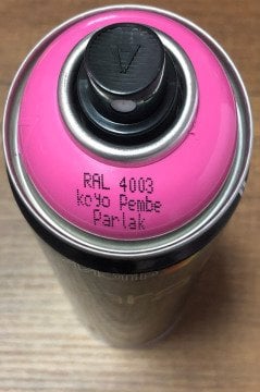 MOTİP CARAT RAL4003 Koyu Pembe Parlak Sprey Boya 400 ML