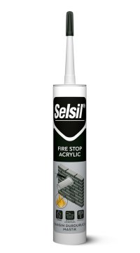 SELSİL Yangın Durdurucu Akrilik Mastik 290 ML - 25 ADET