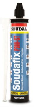 SOUDAL SOUDAFIX P300-ST KİMYASAL DÜBEL GRİ 300 ml (12 Adet)