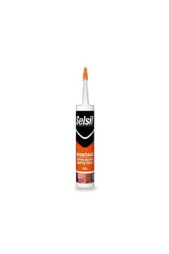 SELSİL Montaj Yapıştırıcı 300 ML Krem (SOLVENT BAZLI) - 25 ADET