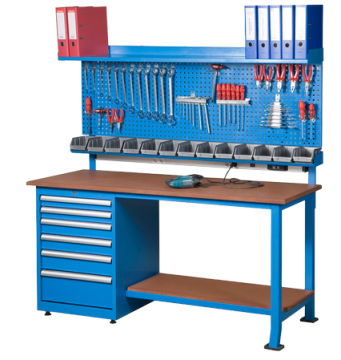 HİPAŞ 3185 Askı Panolu Çalışma Masaları