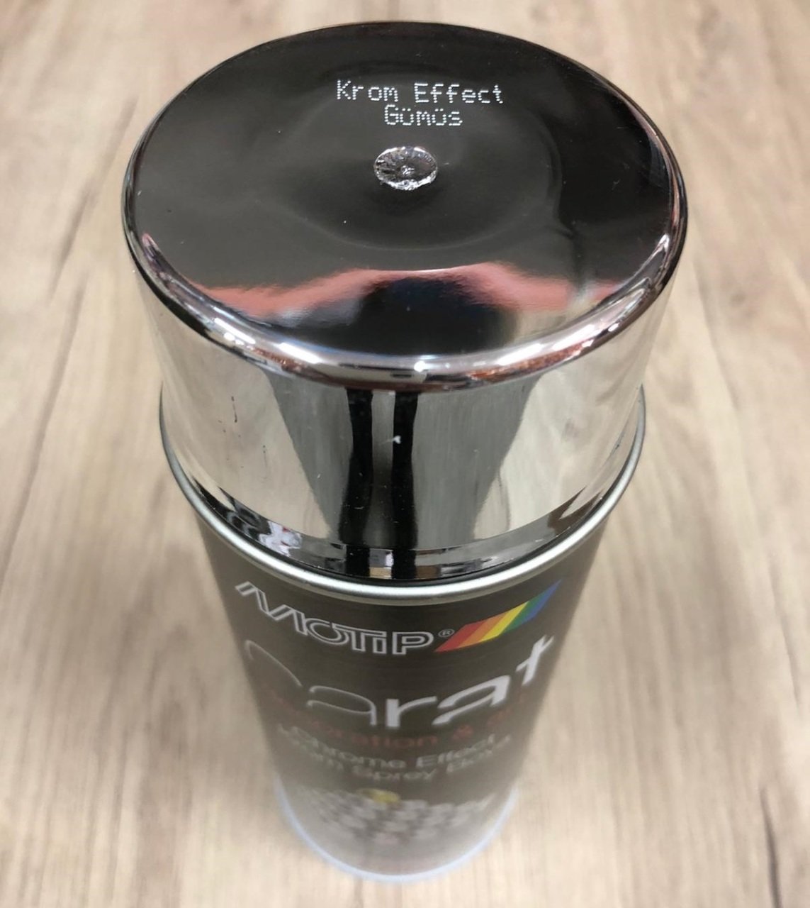 MOTİP CARAT Krom Gümüş Efekt Sprey Boya 400 ML