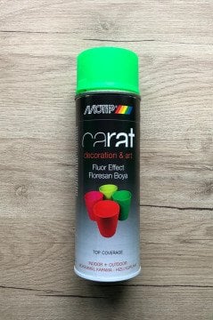 MOTİP CARAT Floresan Yeşil Sprey Boya 400 ML