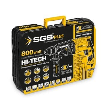 SGS5180 - SDS Plus Kırıcı Delici Matkap Seti 26mm - 2.8 Joule - 800 Watt - 3.2 KG