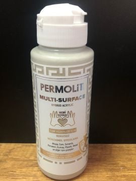 PERMOLİT Multi Surface Akrilik Hobi Boyası 120 ML - KÜL GRİ