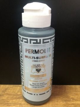 PERMOLİT Multi Surface Akrilik Hobi Boyası 120 ML - ANTRASİT GRİ