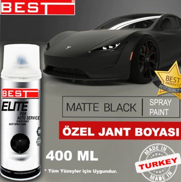 BEST Jant Boyası Mat Siyah Sprey 500 ML