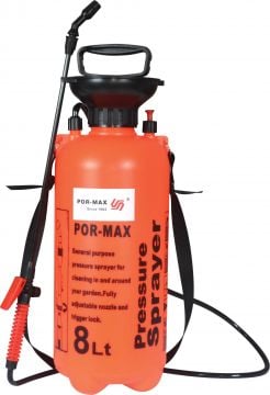 POR-MAX Sırt Tipi Manuel İlaçlama Pompası 8 Litre