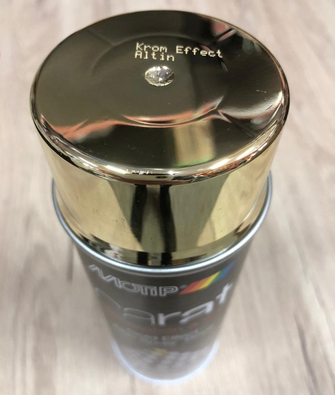 MOTİP CARAT Gold Krom Altın Efekt Sprey Boya 400 ML