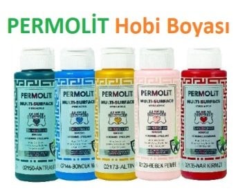 PERMOLİT Multi Surface Akrilik Hobi Boyası 120 ML - AÇIK SARI