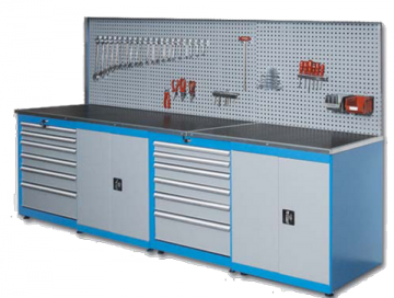 HİPAŞ 3580 Askı Panolu Çalışma Masaları