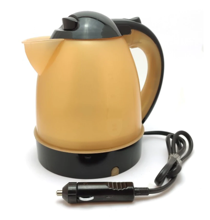 KENT 12-24 Volt Araç İçi Oto Su Isıtıcı Kettle Çaydanlık 1 Litre