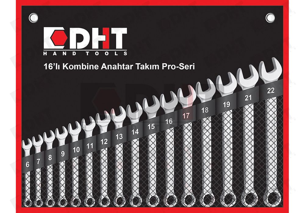 DHT Kombine Anahtar Takımı 16 Parça