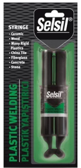 SELSİL Plastik Yapıştırıcı Enjektör 28 Gram - 12 ADET