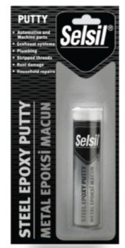 SELSİL 2 Bileşenli Metal Yapıştırıcı Epoksi Macun 57 Gram - 12 ADET