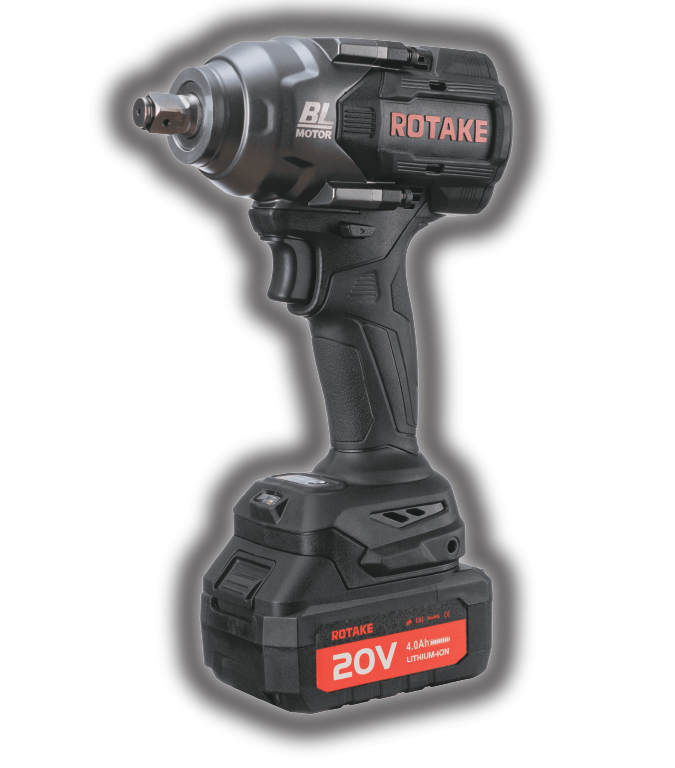 ROTAKE RC8803 Akülü 1/2-110 kgm 20 Volt Kömürsüz Motor Darbeli Somun Sökme Sıkma Makinesi Tabancası